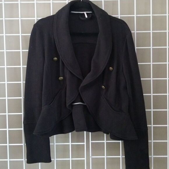 Free people Shawl Collar Open Sweater Jacket - Picture 3 of 9